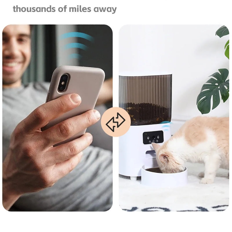 5L Smart Automatic Pet Feeder with Camera