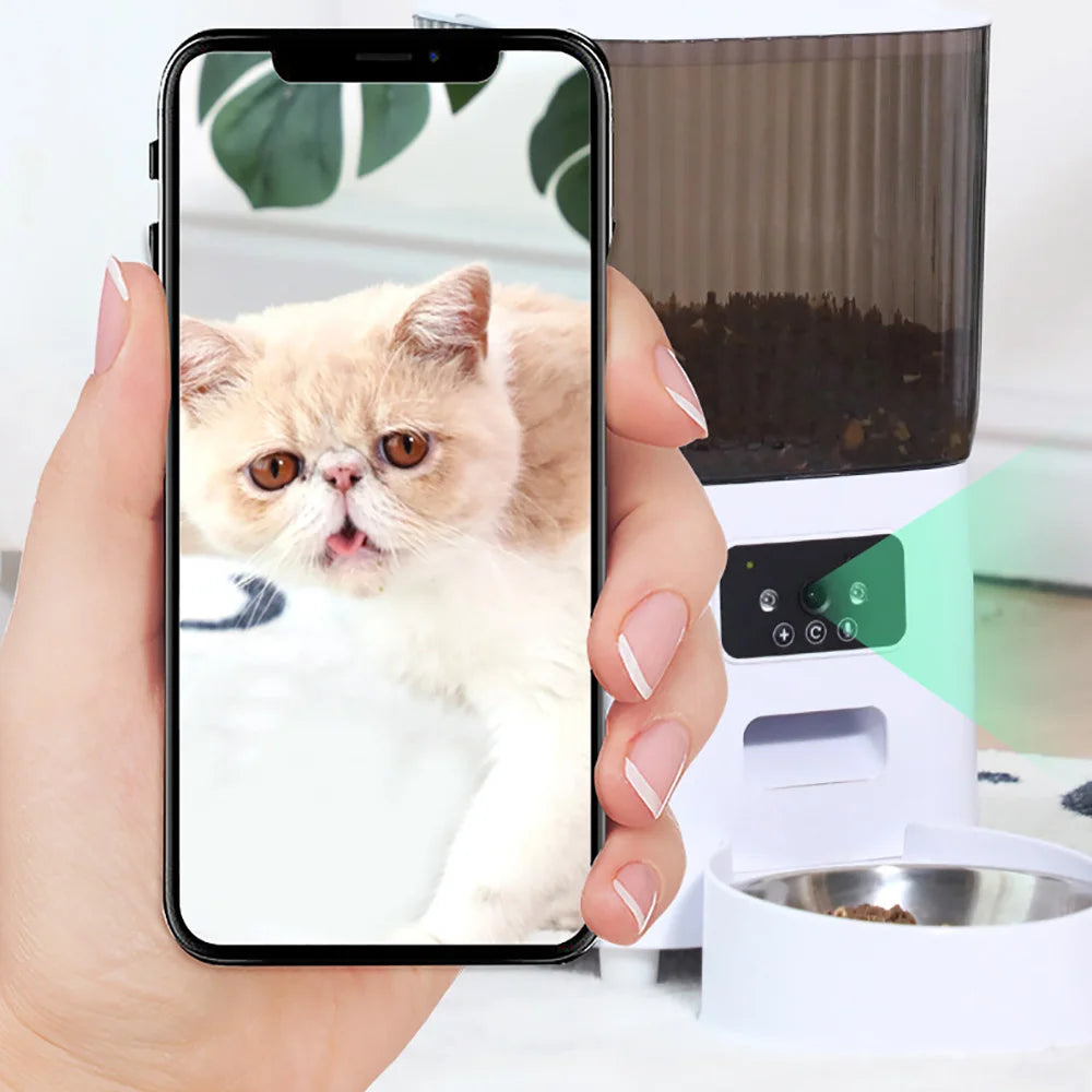 5L Smart Automatic Pet Feeder with Camera