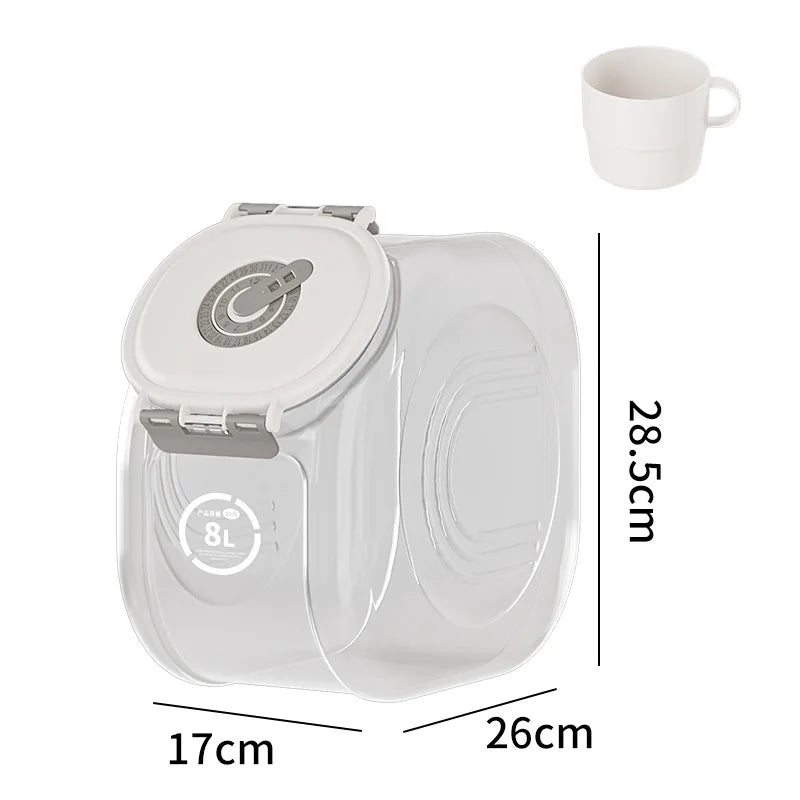 Airtight Pet Food Storage Container – 5/10kg Large Capacity
