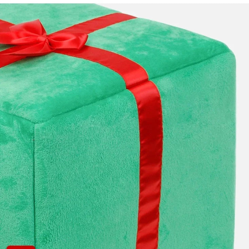 Christmas Tree Cat Bed with Gift Box Design