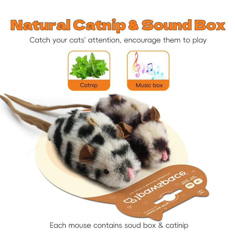 Fast-Moving Electric Plush Mouse