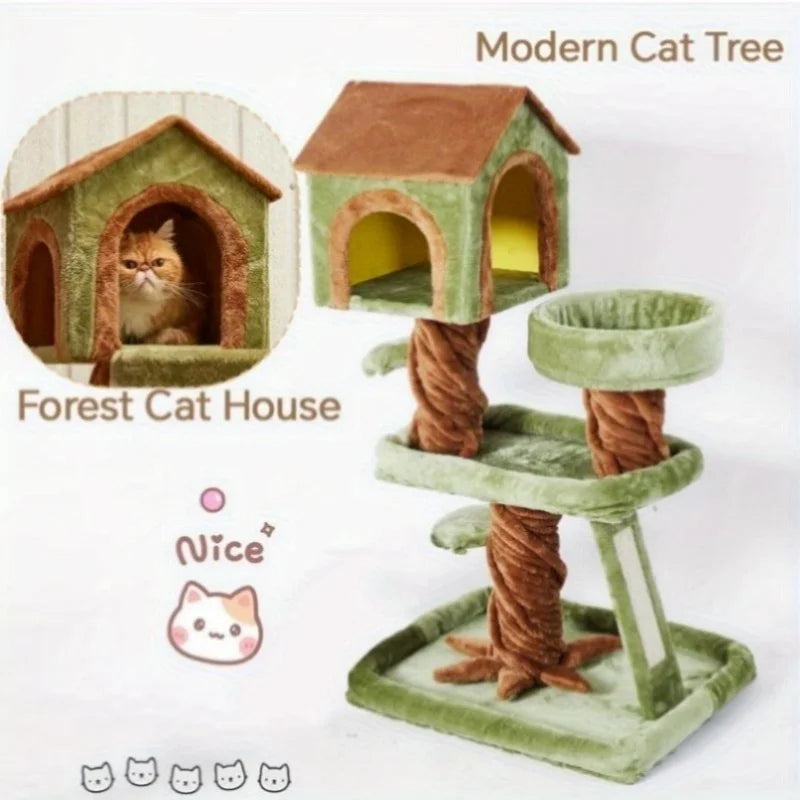 Forest Cat Tree Tower