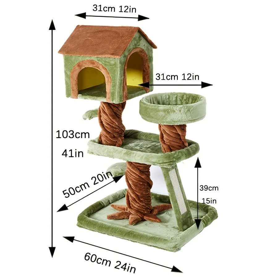 Forest Cat Tree Tower