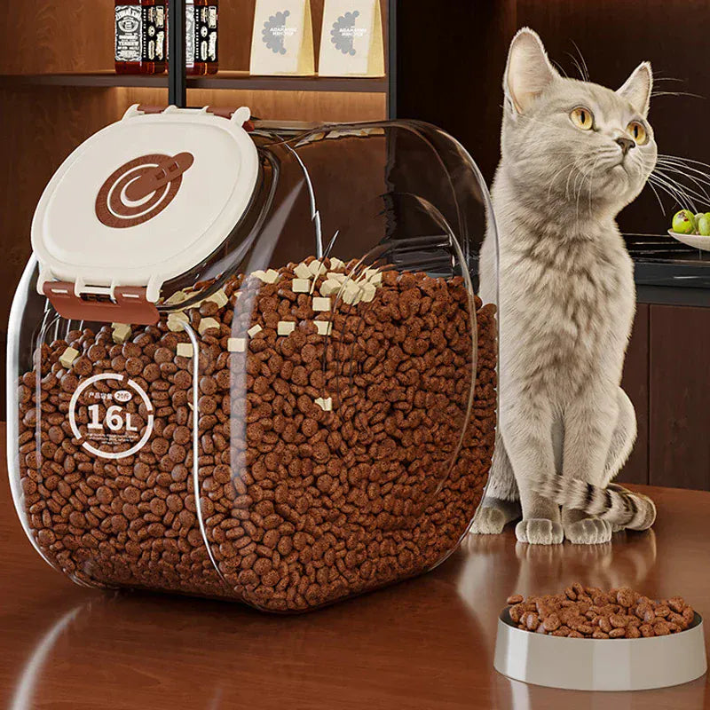TechnuPet Pet Food Storage Airtight Pet Food Storage Container – 5/10kg Large Capacity