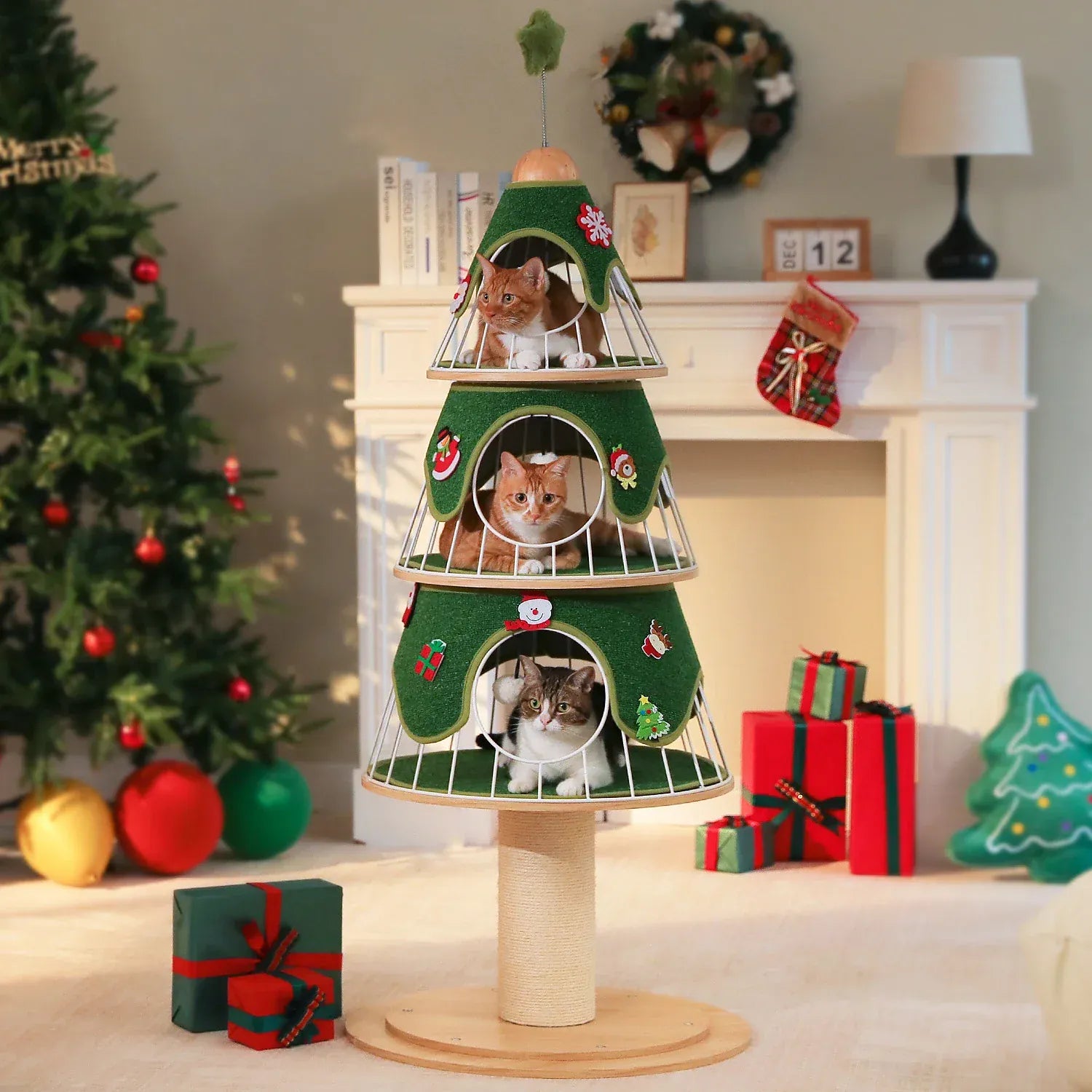 TechnuPet Cat Tree Christmas Cat Tree