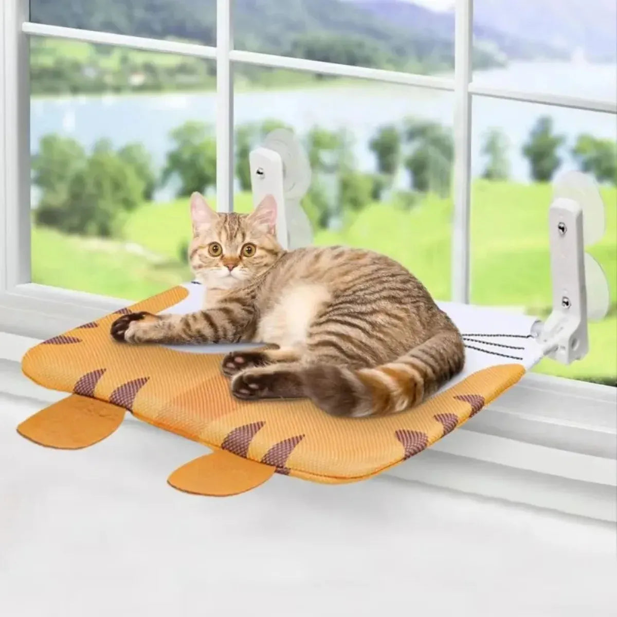 TechnuPet Cat Hammock Cordless Window Cat Hammock
