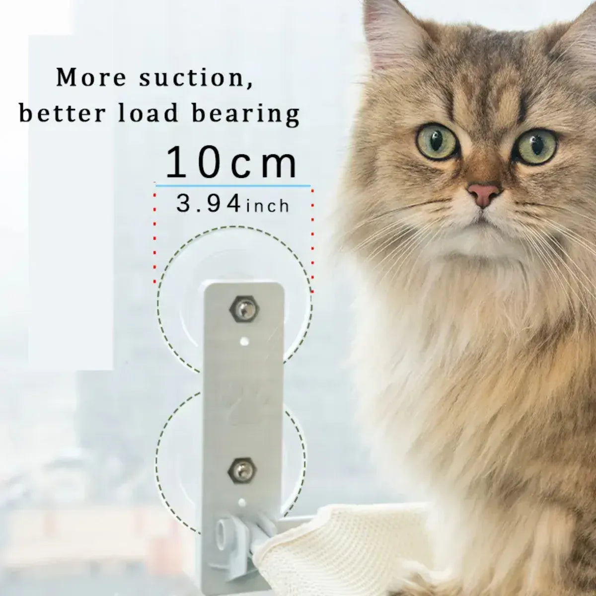 TechnuPet Cat Hammock Cordless Window Cat Hammock