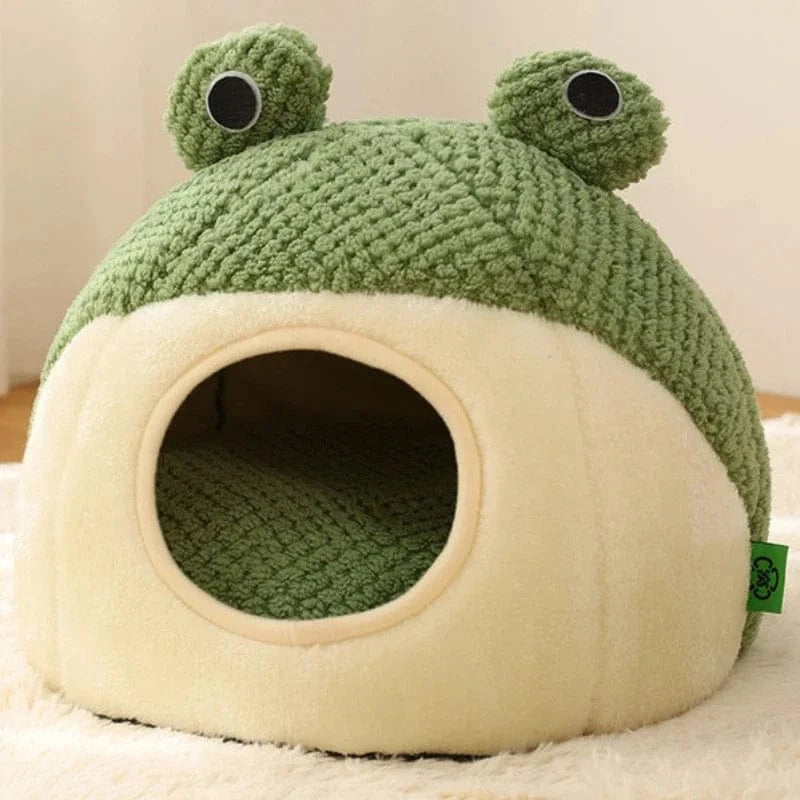 TechnuPet Cat Bed Frog Villa Cat Bed
