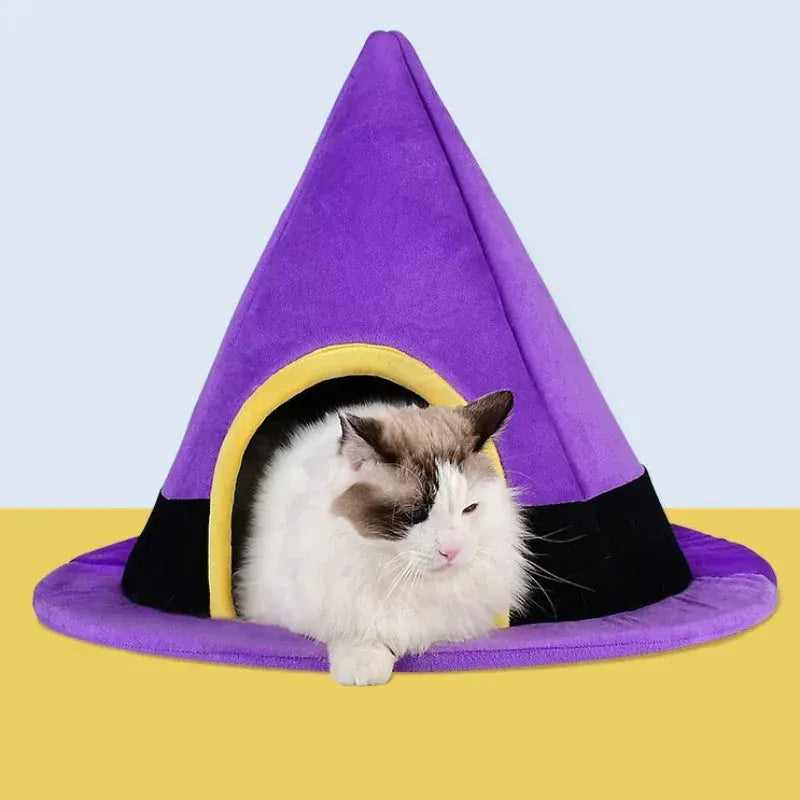TechnuPet Cat Bed Purple / L 60x46cm Halloween Cat Bed