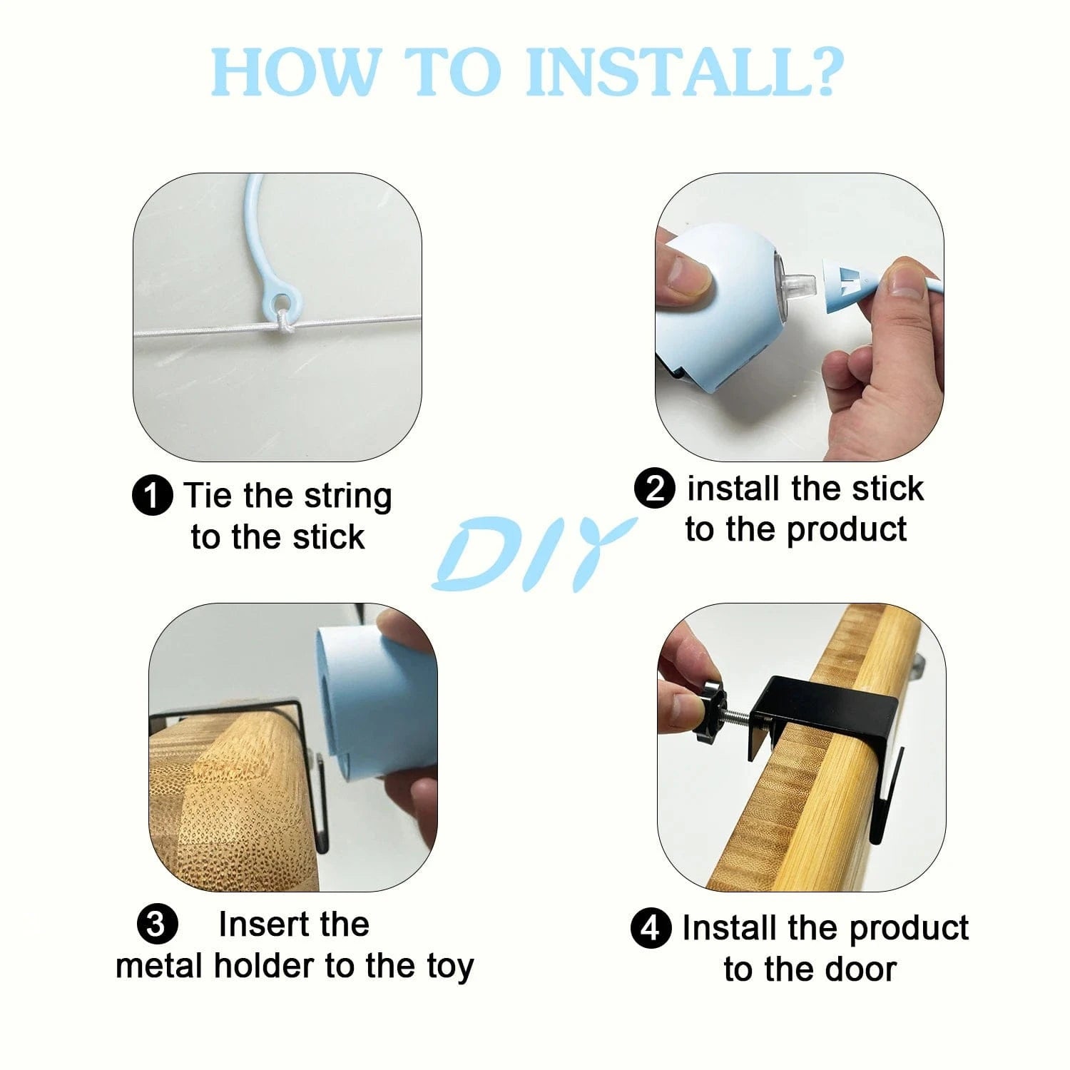 TechnuPet Smart Cat Toys Interactive Electric Feather Cat Toy