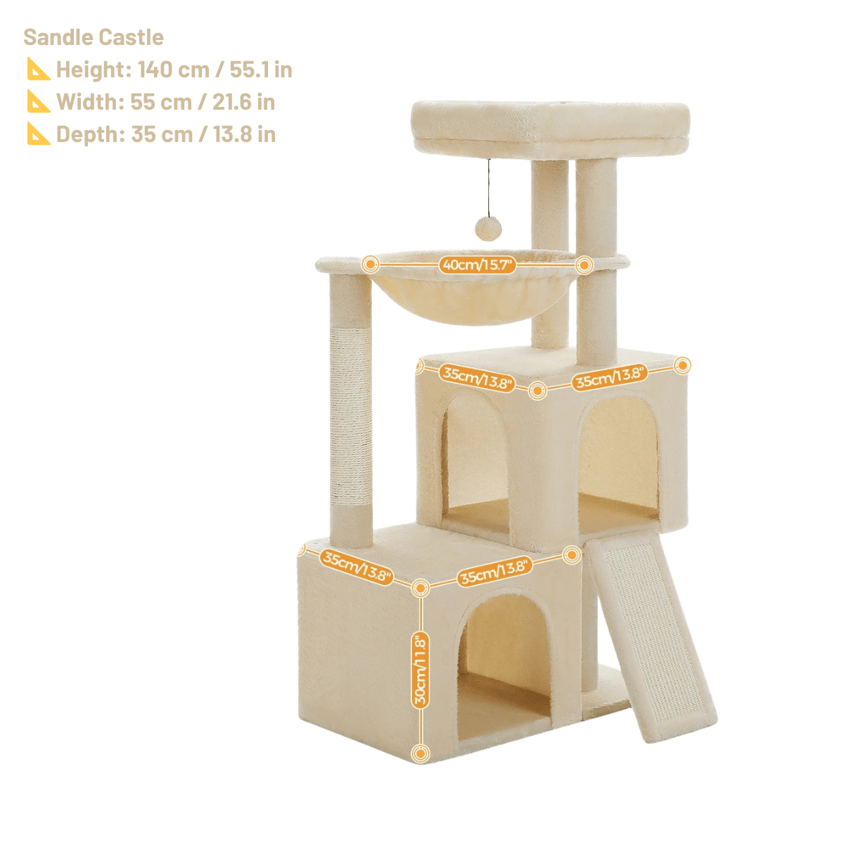 Large Multi-Level Cat Tree