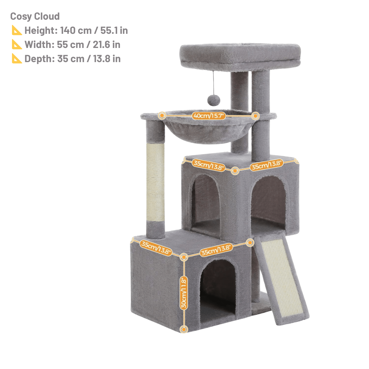 Large Multi-Level Cat Tree