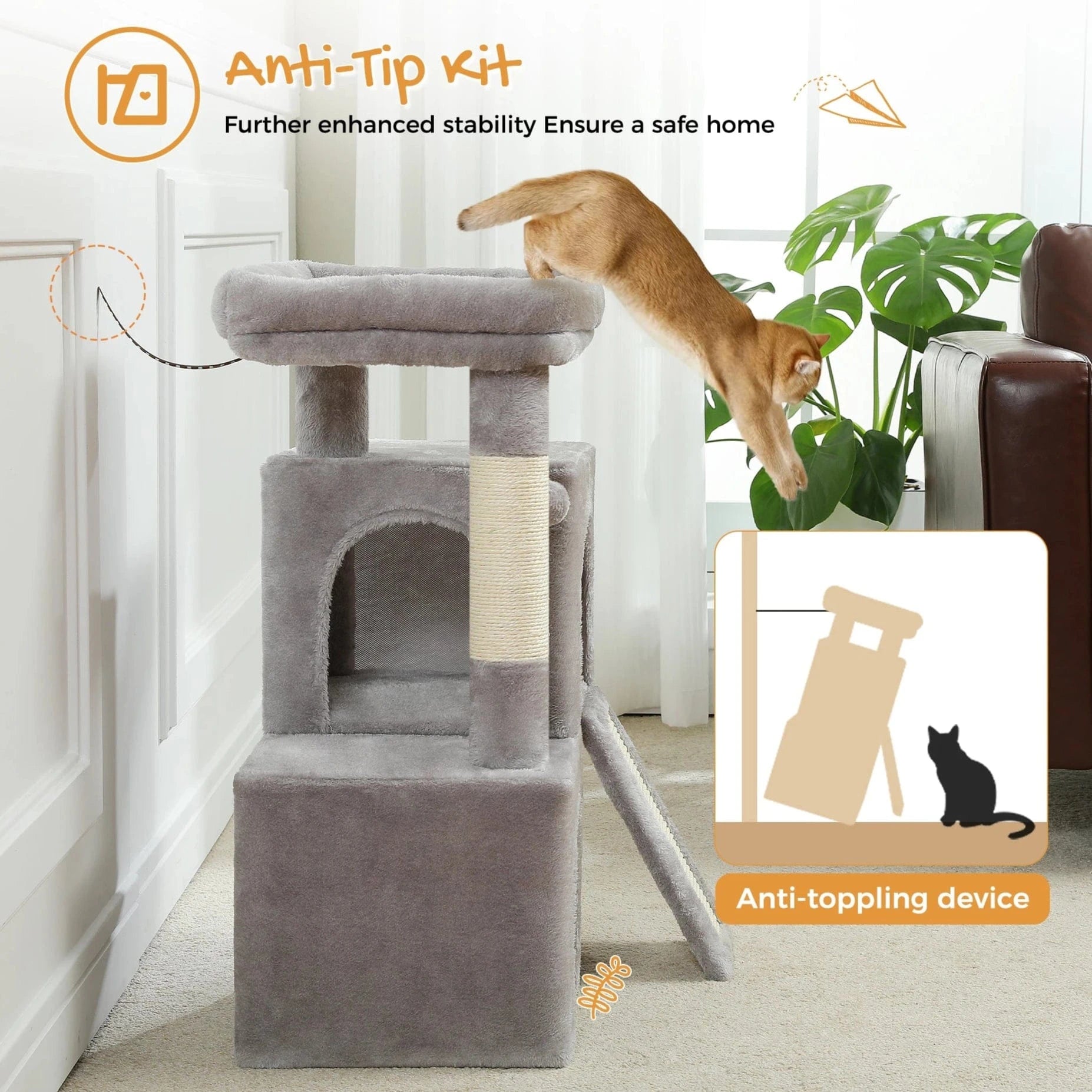 Large Multi-Level Cat Tree