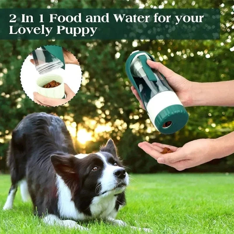 TechnuPet Smart Dog Feeder Leakproof Portable Dog Water Bottle