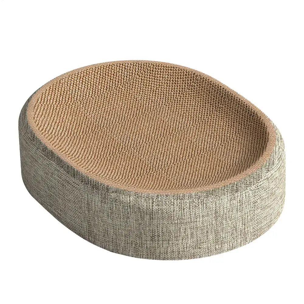 TechnuPet Cat Bed As Show Oval Sisal Cat Scratch Bed