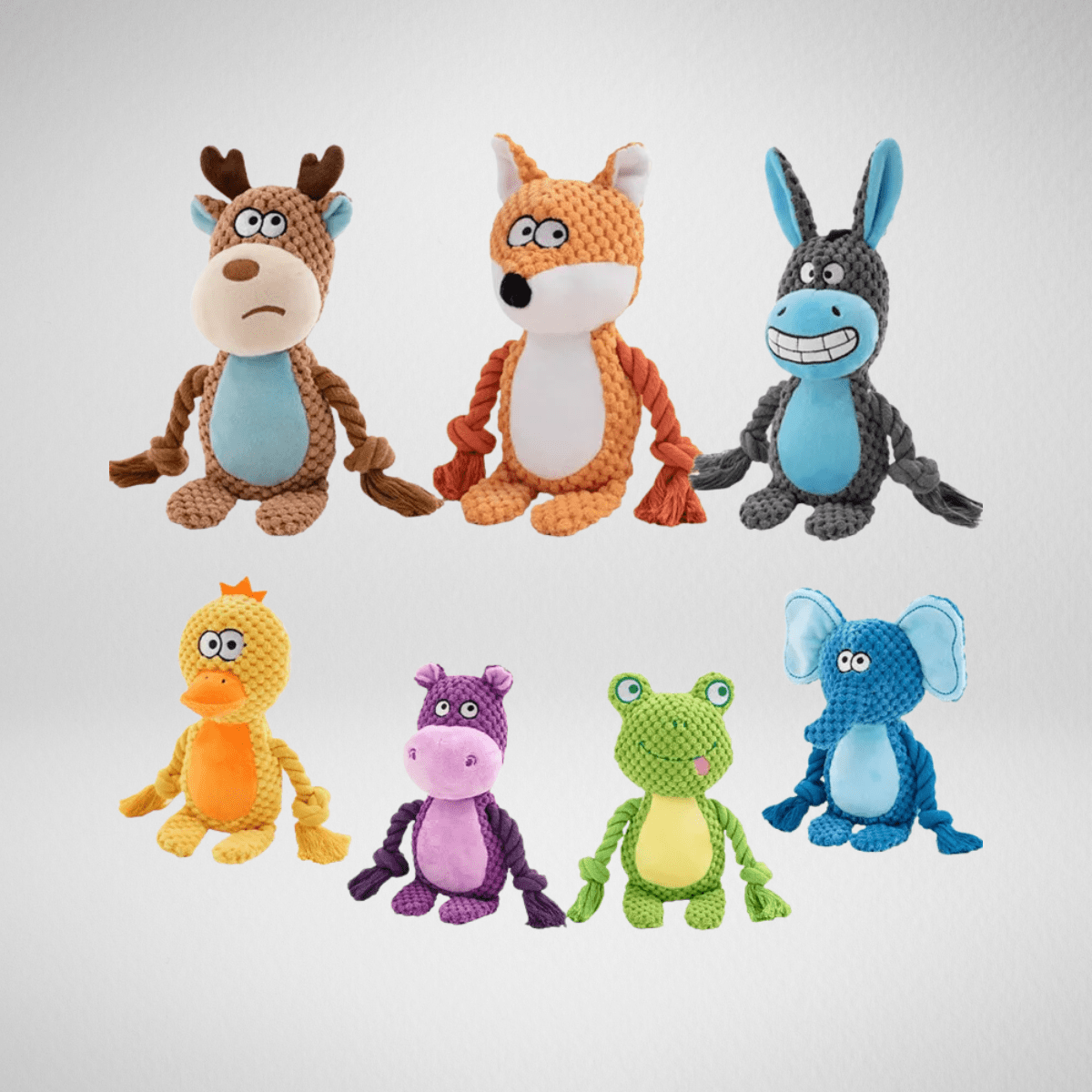 TechnuPet Dog Toys Plush Squeaky Dog Chew Toy