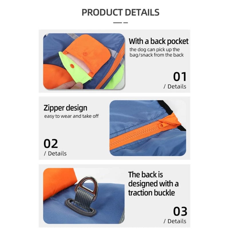 TechnuPet Pet Clothing Reflective Windproof Dog Winter Jacket