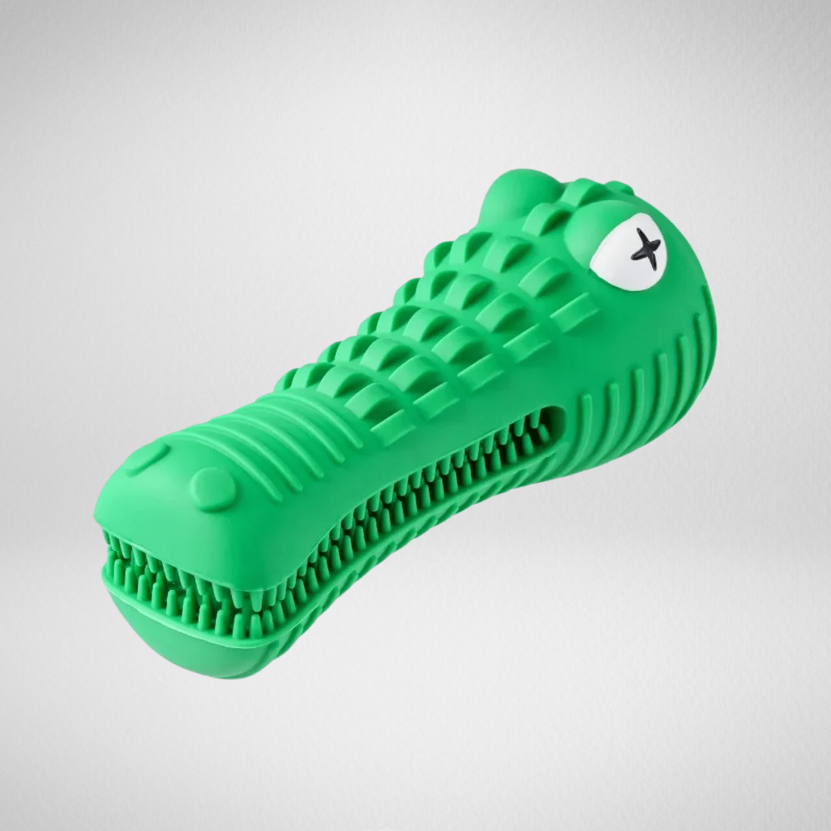 TechnuPet Dog Toys Green Rubber Chew Toy for Aggressive Chewers