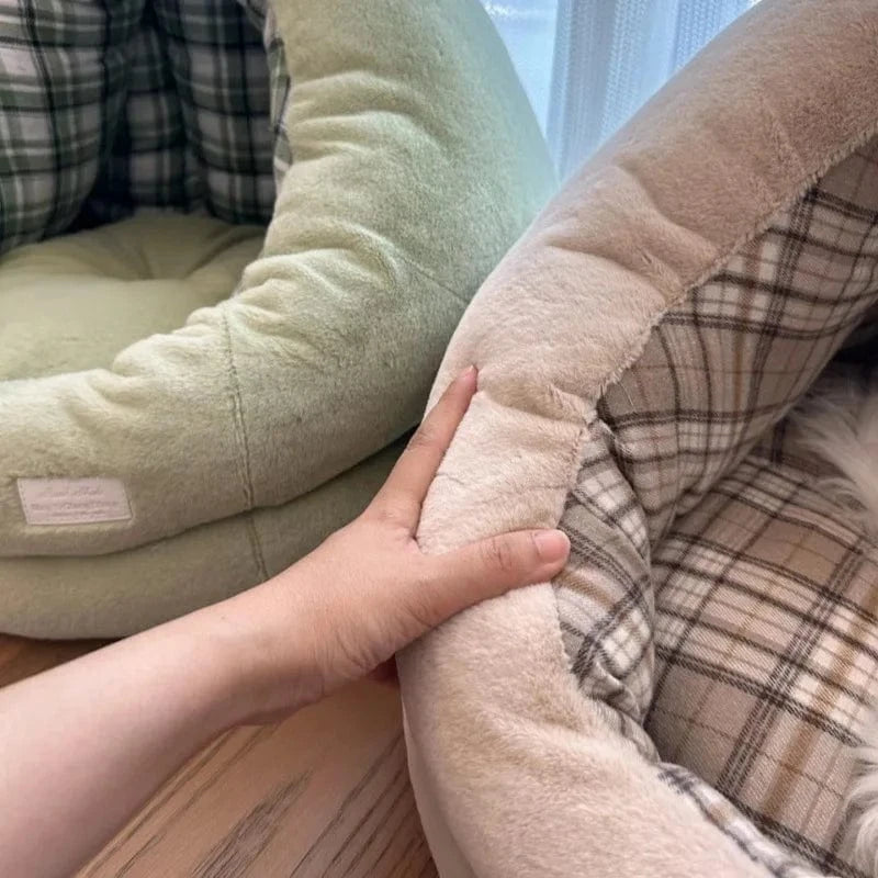 TechnuPet Cat Bed Semi-Enclosed Warm Cat Nest Bed