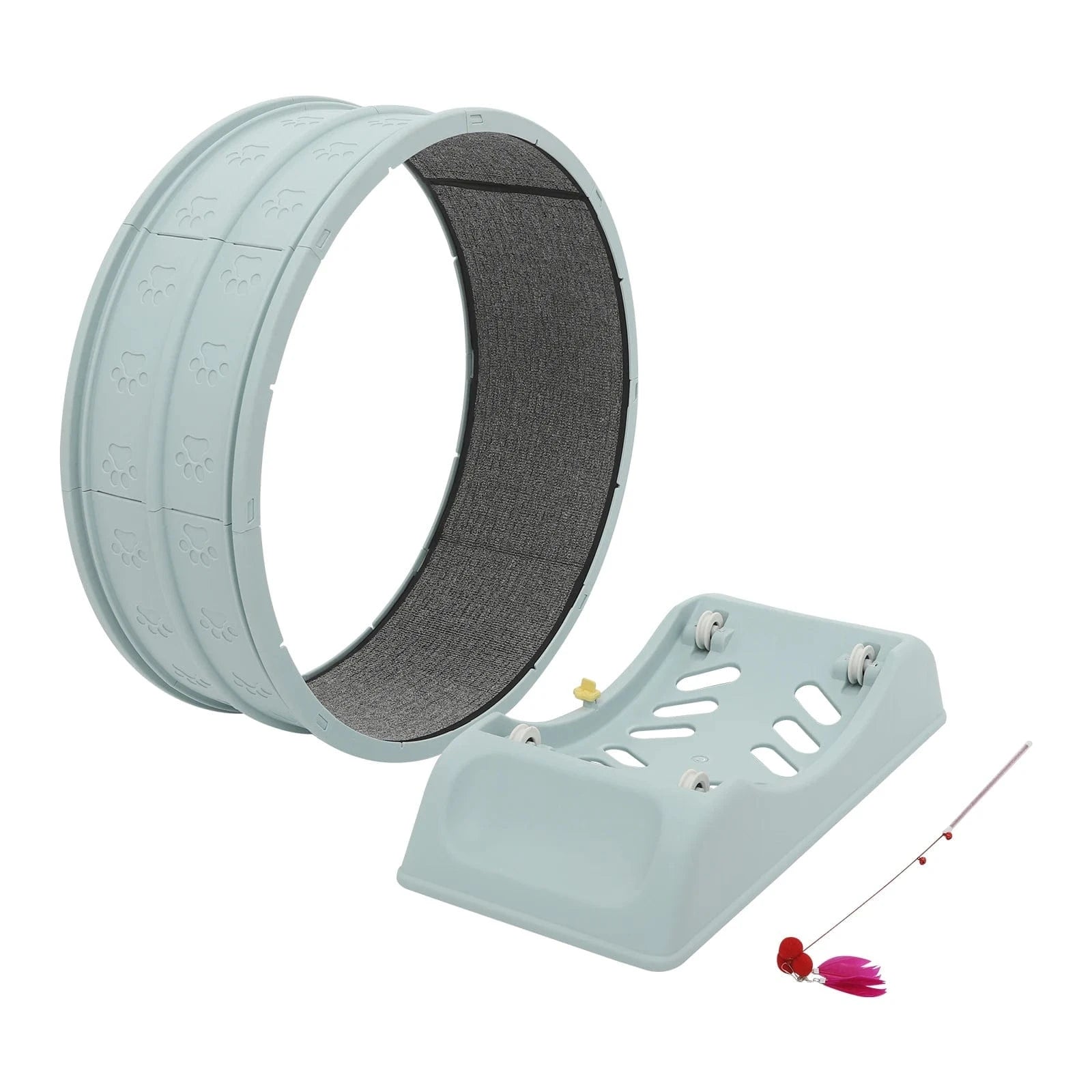 TechnuPet Smart Cat Toys Silent Cat Running Wheel Treadmill