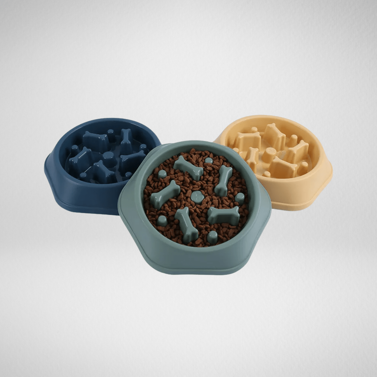 TechnuPet Dog Bowls Slow Feeder Dog Bowl