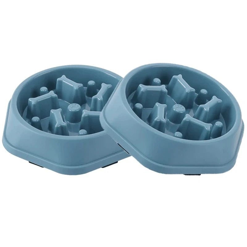 TechnuPet Dog Bowls 2pcs SKBU dog bowl / 7.5inch (19.5cm) Slow Feeder Dog Bowl
