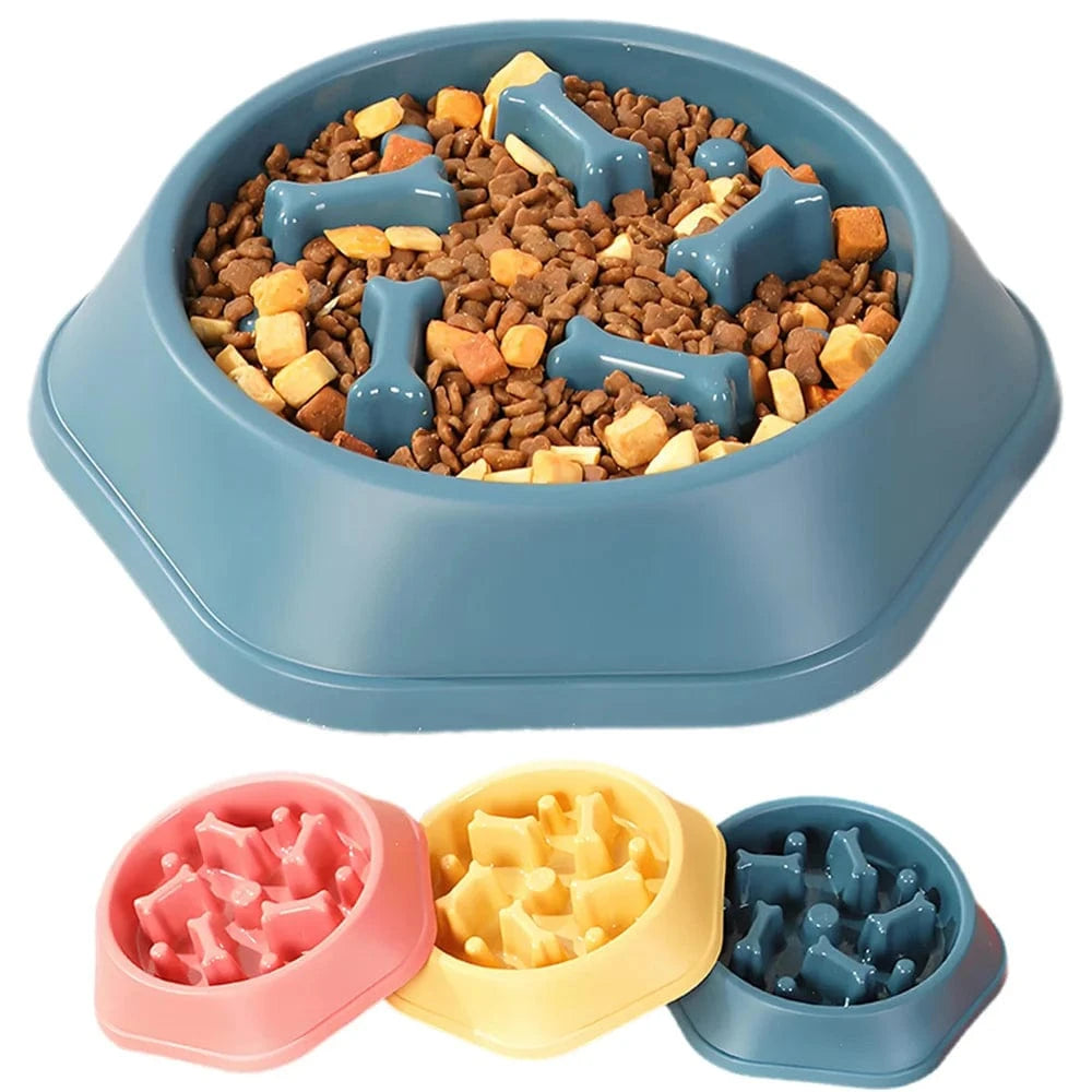 TechnuPet Dog Bowls Slow Feeder Dog Bowl