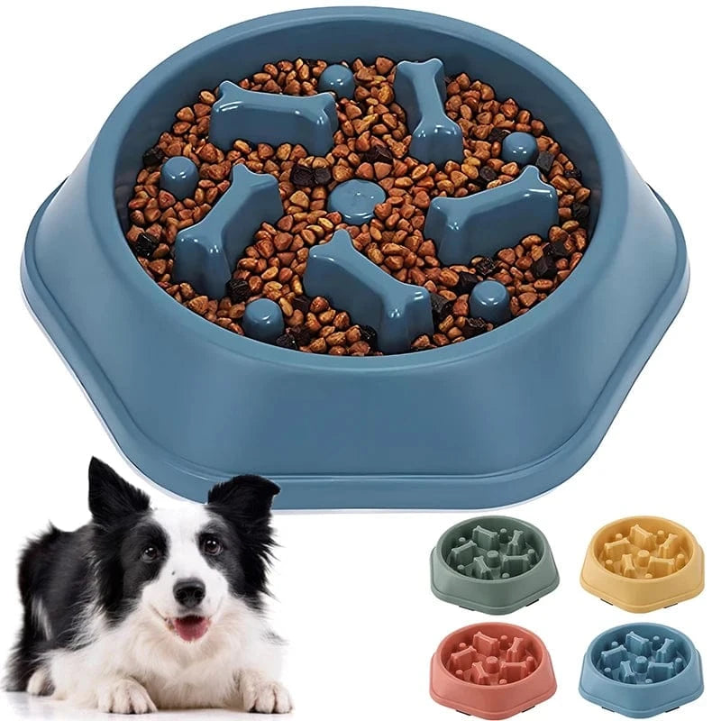 TechnuPet Dog Bowls Slow Feeder Dog Bowl