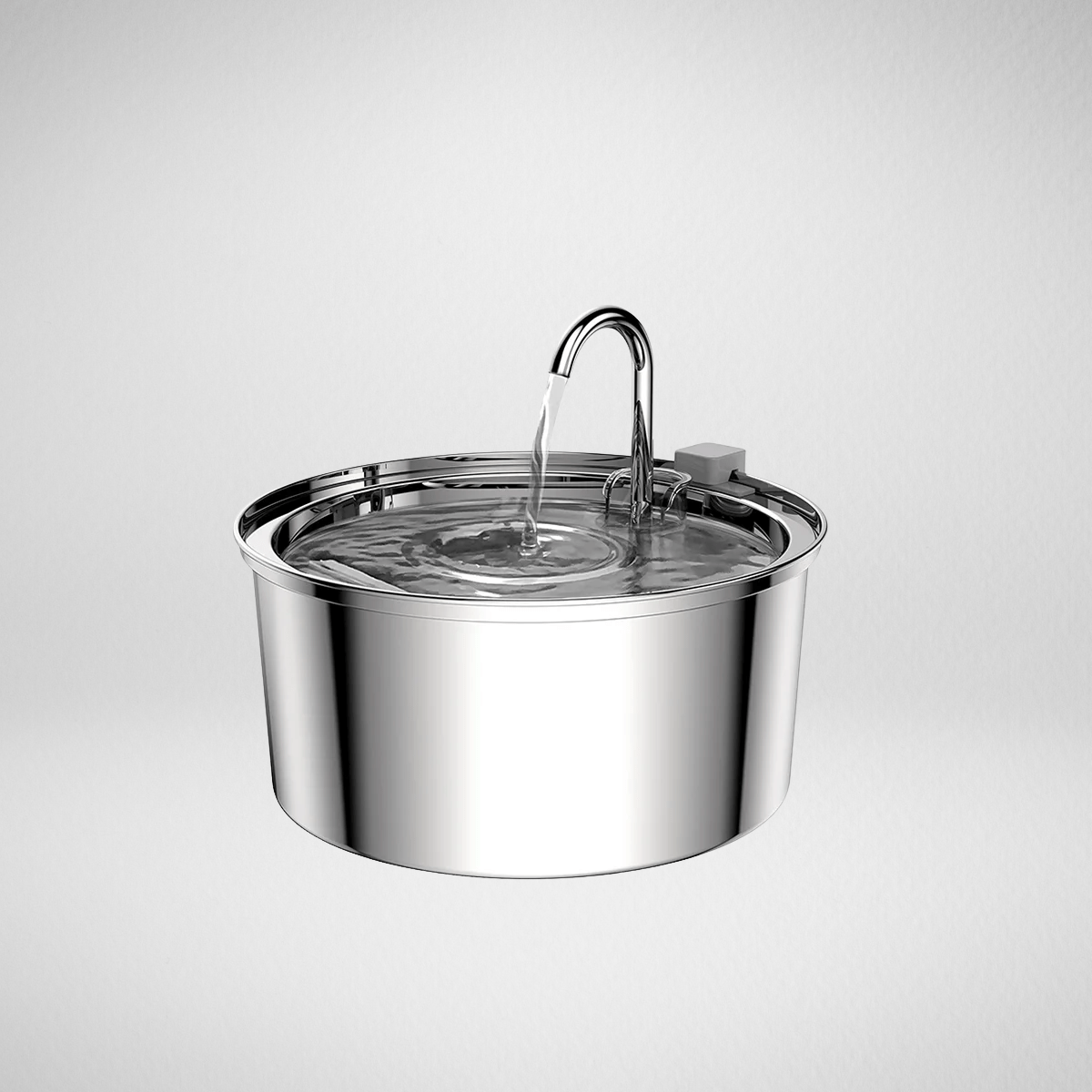 TechnuPet Dog Bowls Stainless Steel Cat Water Fountain