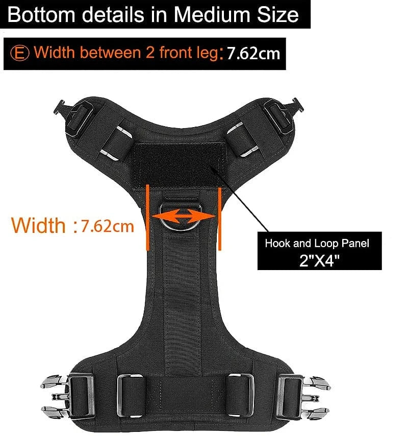Tactical Military Dog Harness