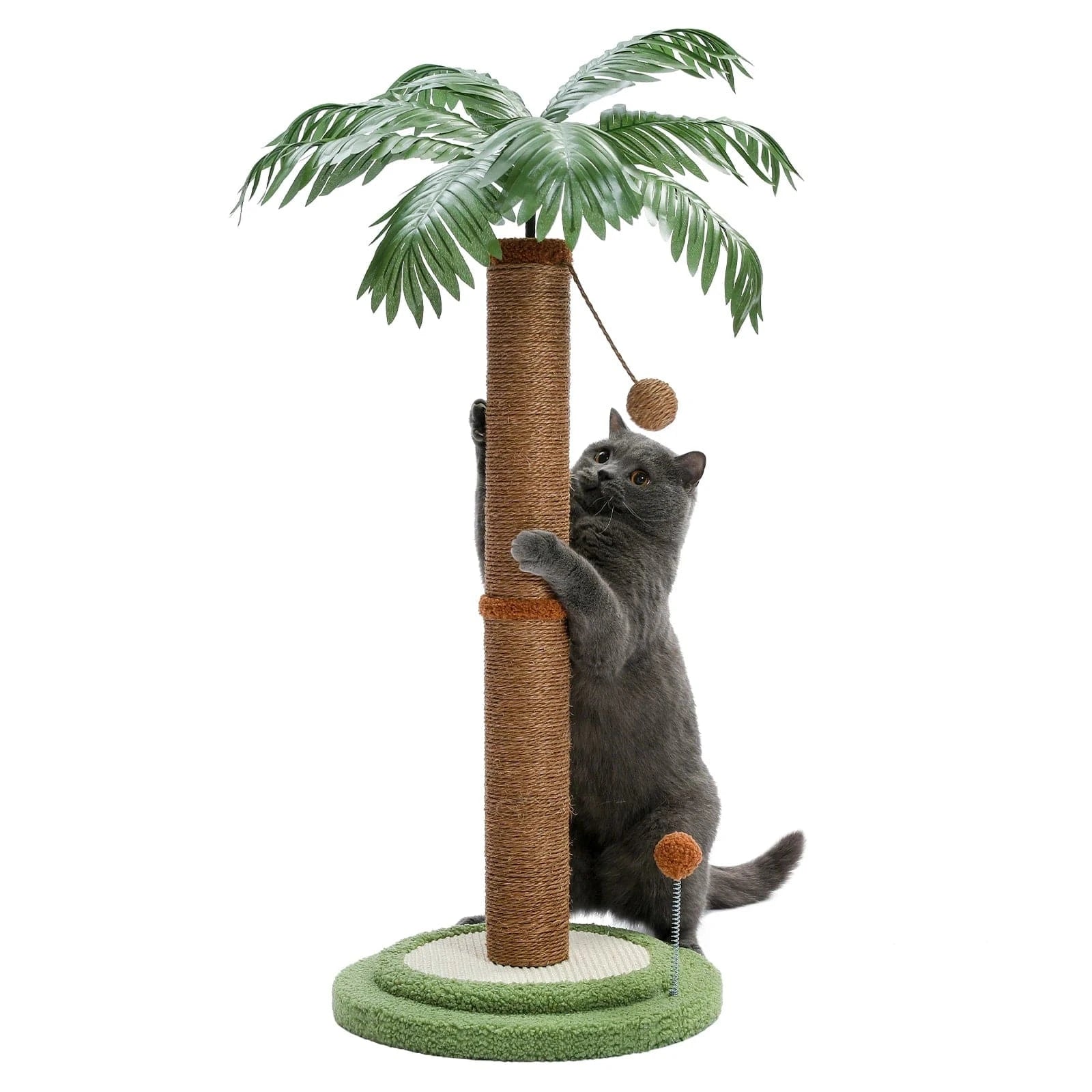 TechnuPet Cat Scratching Post AMT0219BN / M / GERMANY Tall Cat Scratching Post with Spring Ball