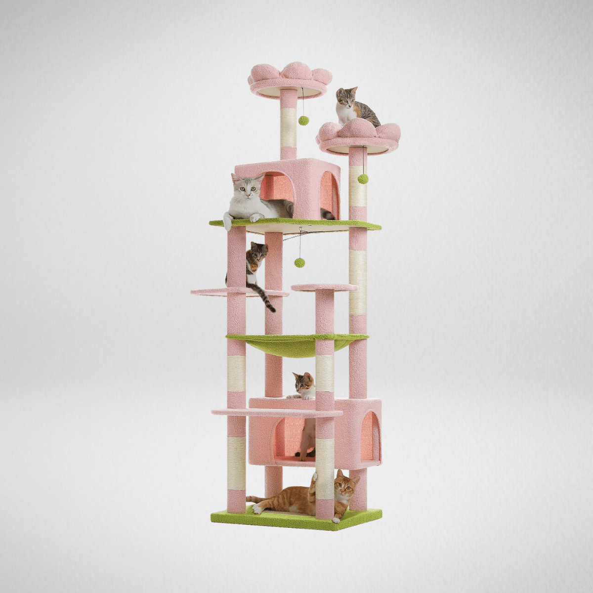 TechnuPet AMT0204PK-XL / XL / United States Tall Multi-Level Cat Tree