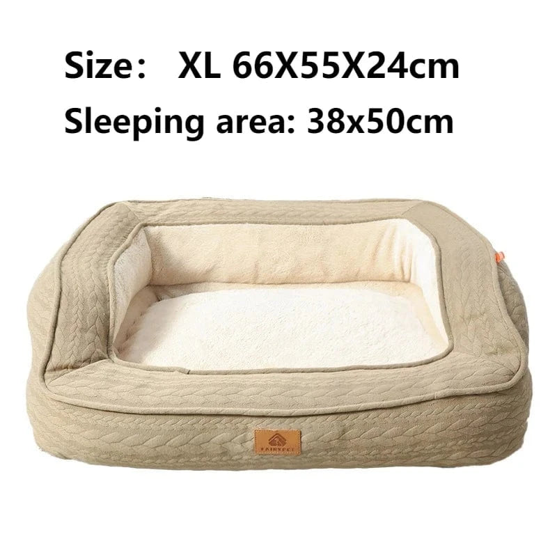 TechnuPet Dog Bed Warm Sofa Pet Bed for Cats and Dogs