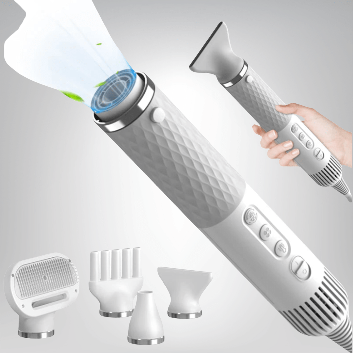 2-in-1 Pet Hair Dryer & Grooming Brush
