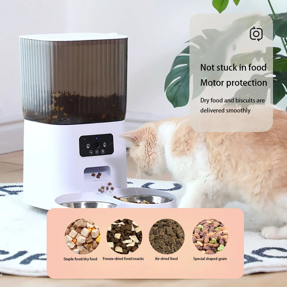 5L Smart Automatic Pet Feeder with Camera