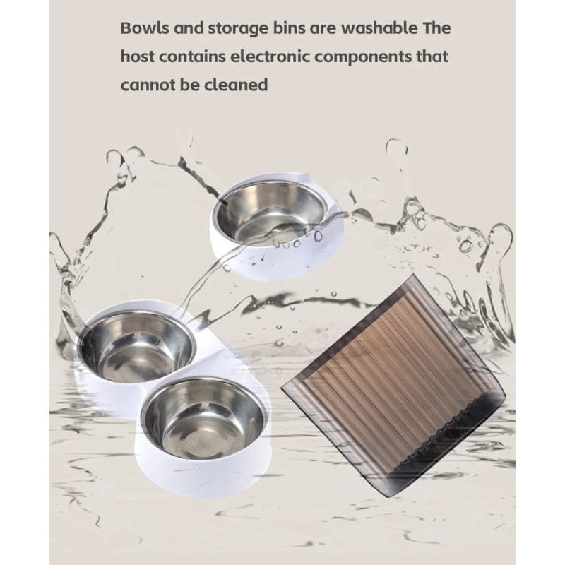 TechnuPet Smart Cat Feeder 5L Smart Automatic Pet Feeder with Camera