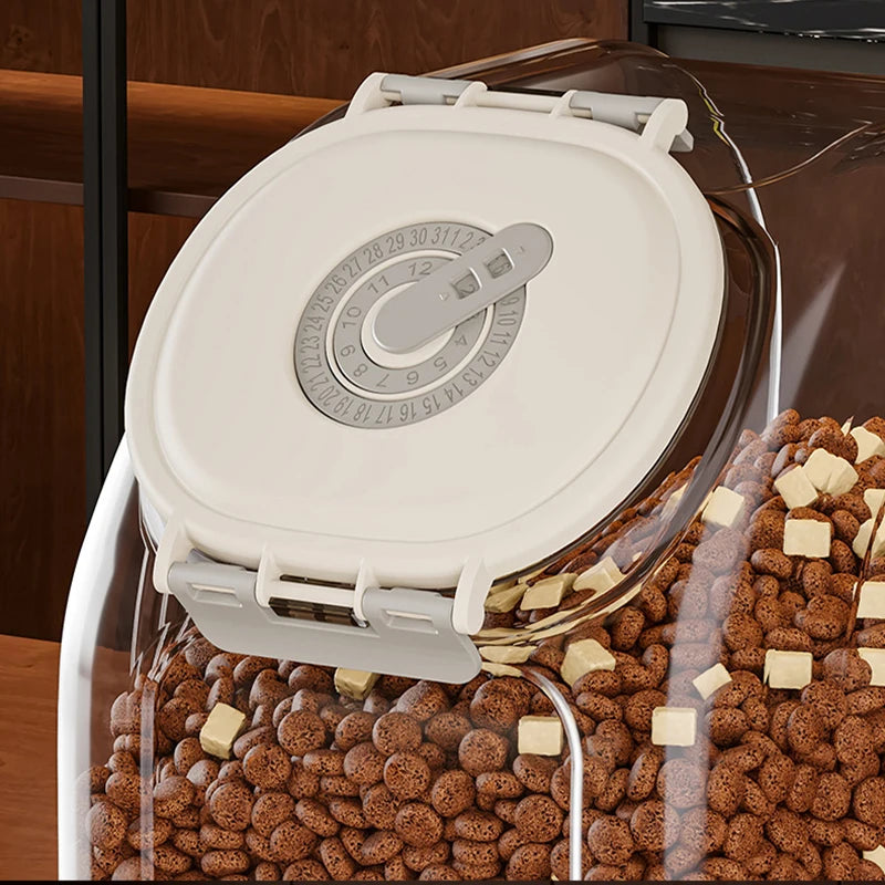 Airtight Pet Food Storage Container – 5/10kg Large Capacity