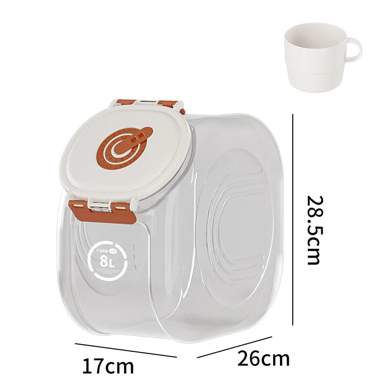 Airtight Pet Food Storage Container – 5/10kg Large Capacity