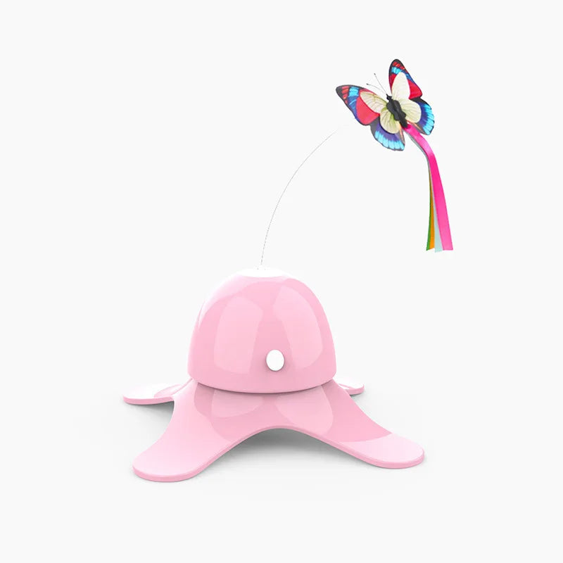 Electric Rotating Butterfly Cat Toy