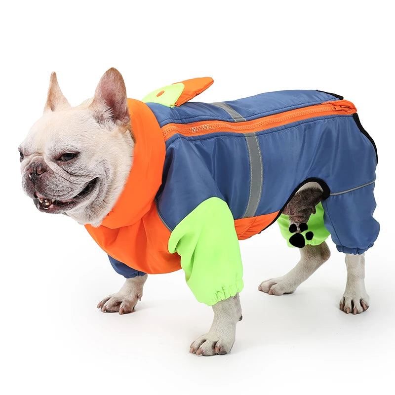 Reflective Windproof Dog Winter Jacket