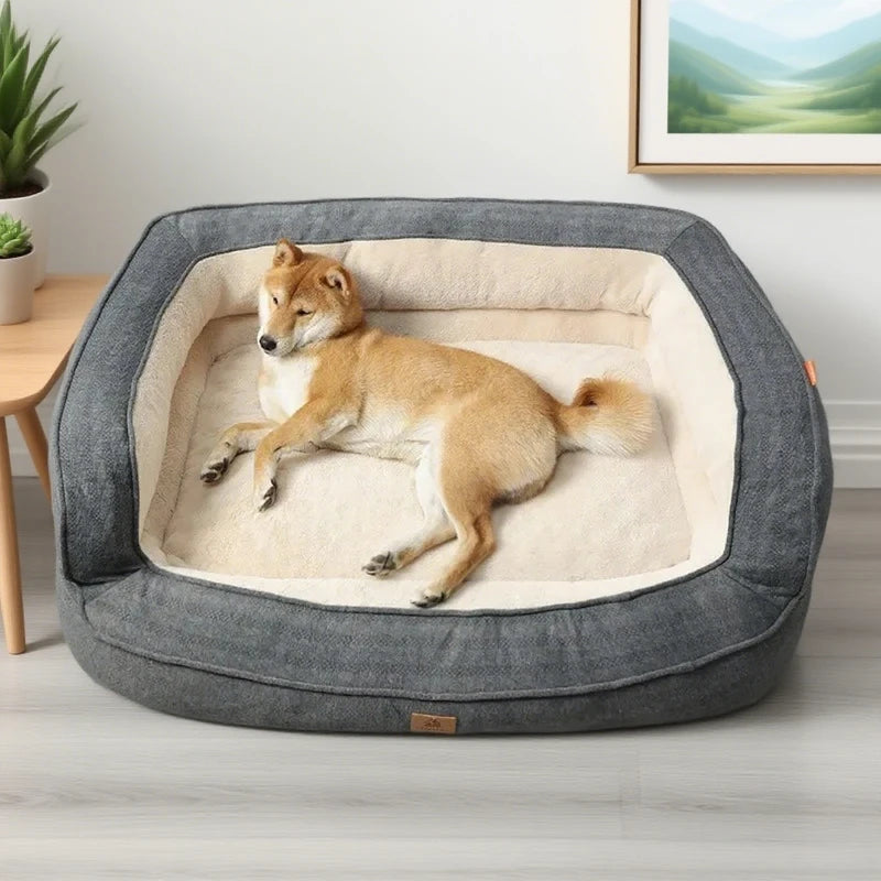 Warm Sofa Pet Bed for Cats and Dogs