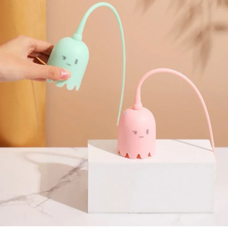 USB Rolling Interactive Cat Ball with Mouse Tail & Teaser Stick