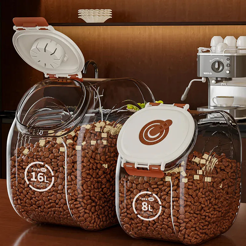 TechnuPet Pet Food Storage Airtight Pet Food Storage Container – 5/10kg Large Capacity