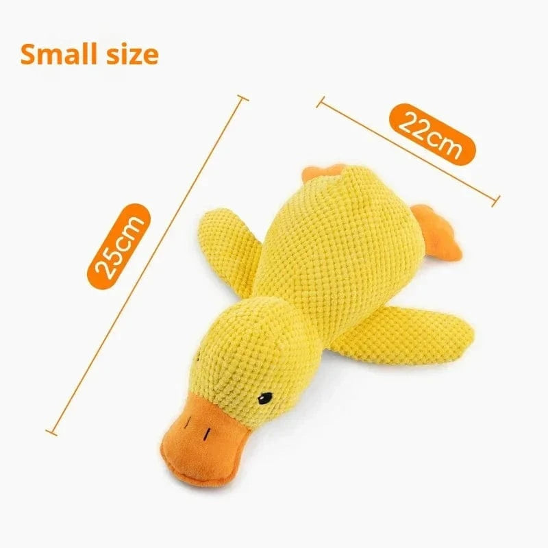 TechnuPet Dog Toys Small Duck Bite-Resistant Plush Duck Dog Toy