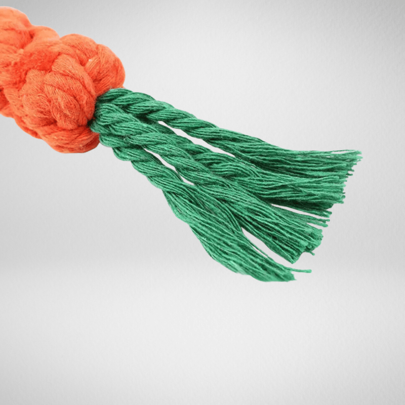 TechnuPet Dog Toys A-23cm Carrot Rope Dog Toy