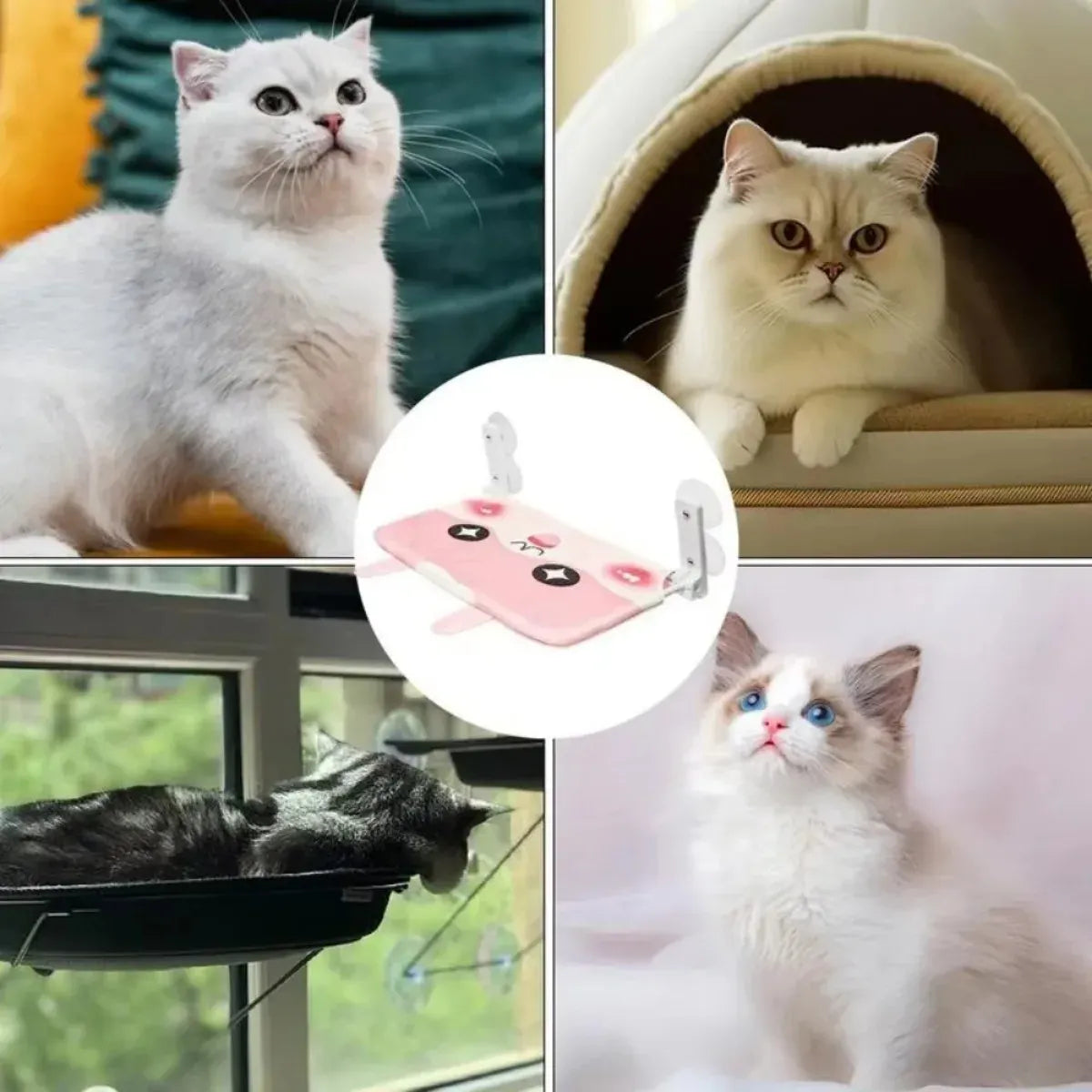 TechnuPet Cat Hammock Cordless Window Cat Hammock