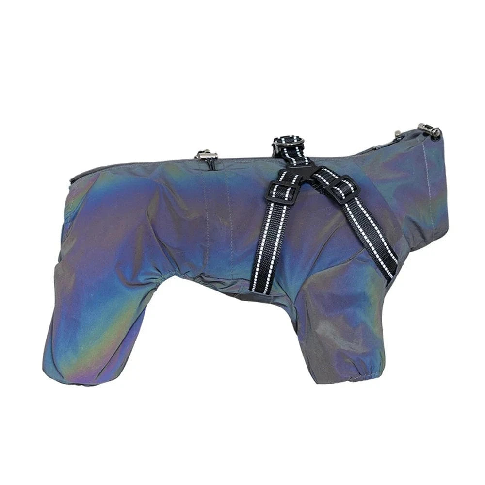 Dog Raincoat with Harness
