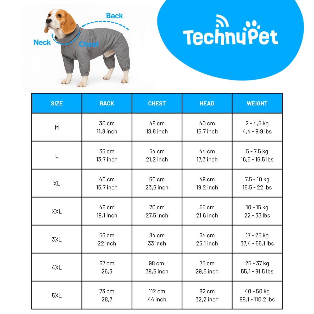 TechnuPet Large Dog Raincoat