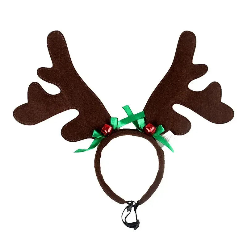 TechnuPet Pet Clothing Reindeer Antlers Christmas Dog Headband
