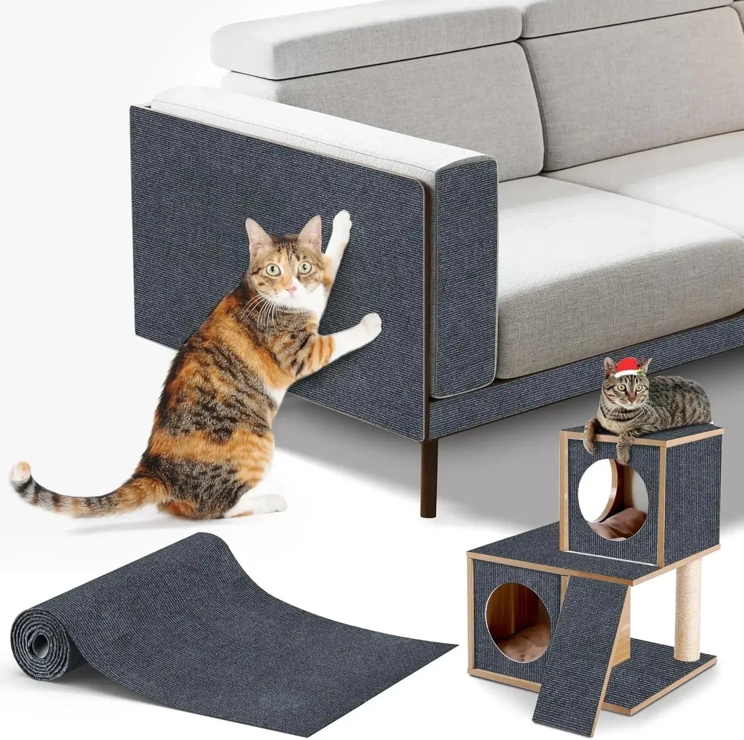Self-Adhesive Cat Scratch Carpet